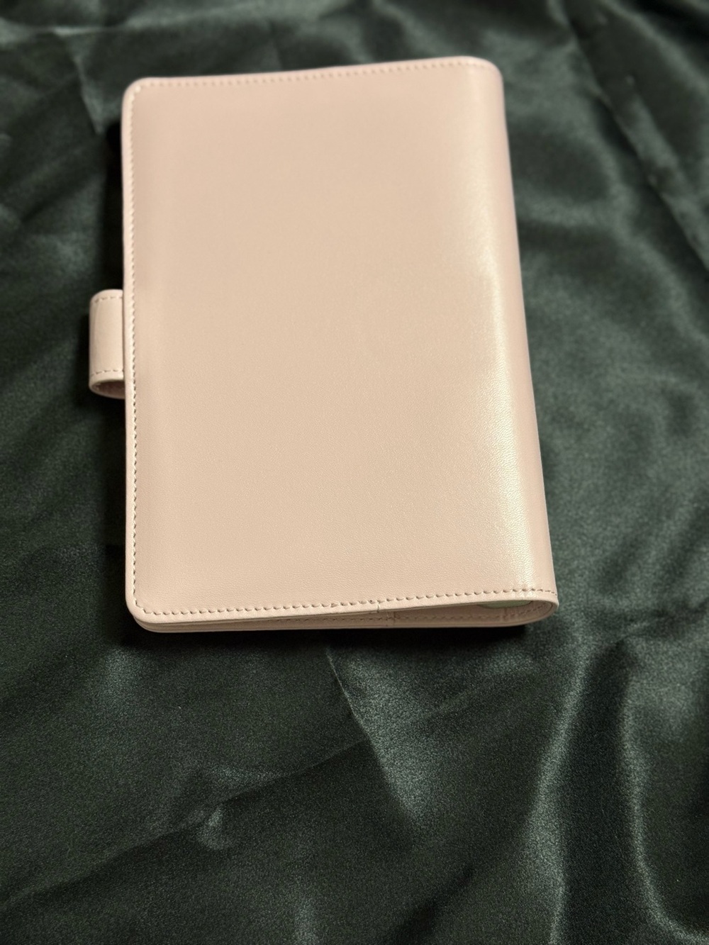 Blush Pink Faux Leather Organizer with Snap Closure/ Budget binder A6 - Picture 4 of 4